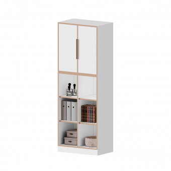 qickly® Schrank, 5 OH, 2 Türen, B/H/T: 70,1x176x42,6 cm 